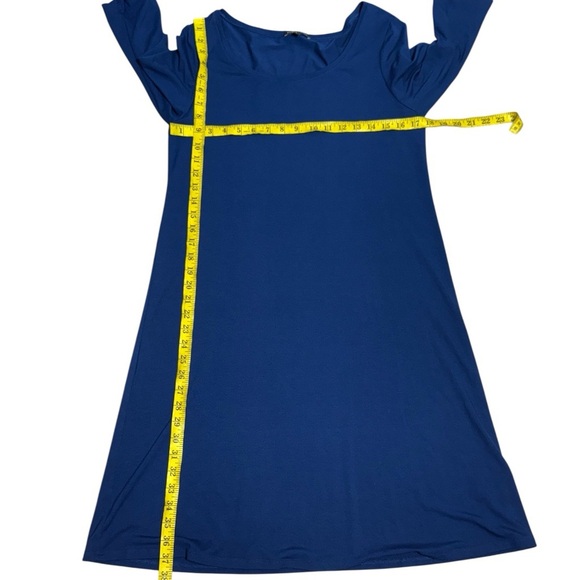 Eileen Fisher blue tee shirt dress size Medium - Picture 5 of 7